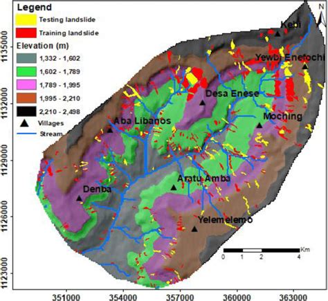 landslide inventory map prado dam.